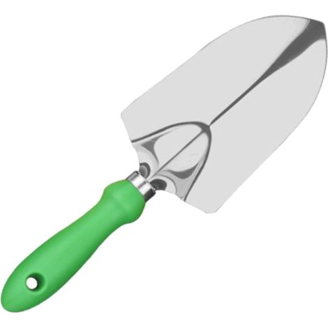 Pelle de Jardin en Fer Inoxydable Anti-Rouille, Multi-Usage Grosse Dureté pour Jardinage et Désherbage, Petite Pelle pour Plantation (1/5)
