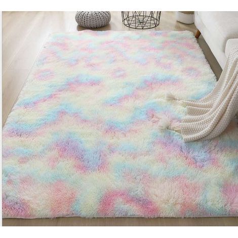 Tapis Moelleux 120x160cm Inspiration Vintage Dos Antidérapant Décoration Maison Bureau Résistant (1/4)