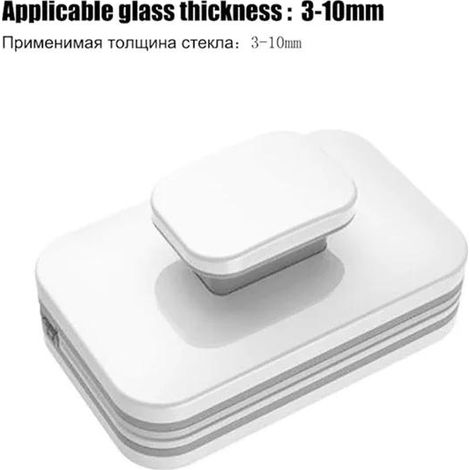 Brosse magnétique pour le nettoyage des vitres, nettoyeur automatique double face, évacuation de l'eau, outils ménagers (1/5)