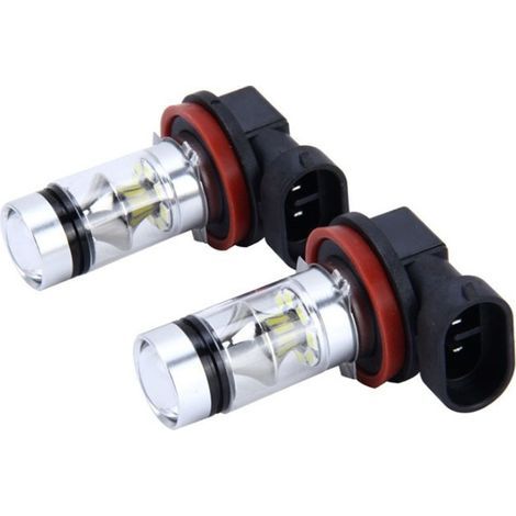 Stück 9006/HB4 100W weiße LED-Scheinwerferlampen-Set mit hoher Helligkeit