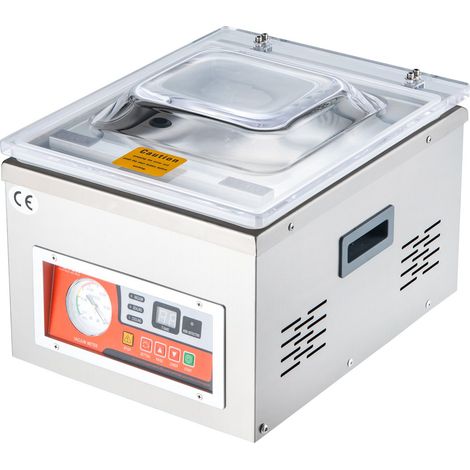 Machine d'emballage sous vide à chambre 260 W machine d'emballage sous vide taille compacte 260 mm dans la cuisine domestique pour un usage commercial pour aliments humides, viandes, marinades (1/5)