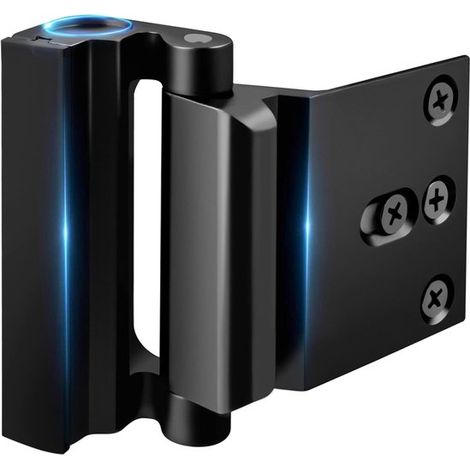 Cerradura de seguridad reforzada para el hogar: cerradura de puerta a prueba de niños con pestillo de 7,6 cm, resistente a 363 kg (1/5)