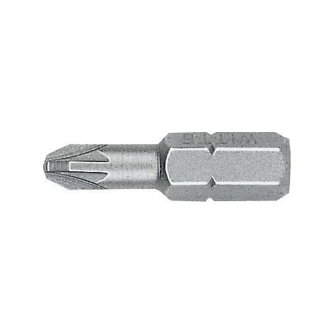 Witte 27057 - Punta Pozidriv STANDARD guía 1/4" corta punta reducida - herramienta profesional duradera, calidad garantizada, envío en 24h
