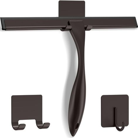 Raclette pour porte de douche, outil de nettoyage pour salle de bain, raclette pour miroir de fenêtre domestique