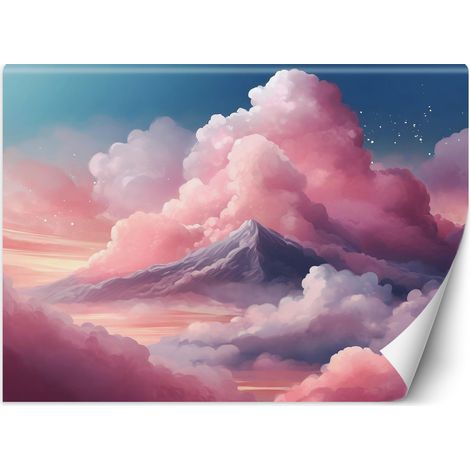 Fototapete Rosa Wolken und Himmel 100x70 cm (1/5)