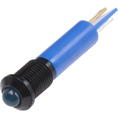 Voyant LED lumineux  Bleu RS PRO, dia. 8mm, 24V c.c. ( Prix pour 1 )