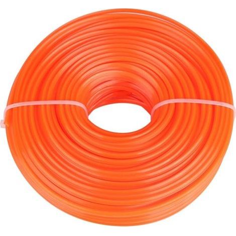 Bobine de fil de débroussailleuse Ulisem 3 mm, fil nylon, fil carré pour débroussailleuse : outils pour tondeuses à gazon, remplacement pour débroussailleuse (1/4)