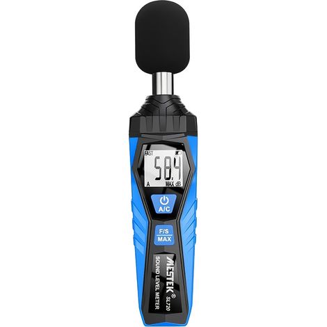 Mesureur de Niveau Sonore Numérique Décibelmètre Portable 30–130 dB avec Écran LCD pour Maison, Usine et Environnement Extérieur (1/5)