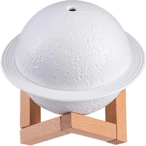 Lampe de lune, humidificateur à brume fraîche pour chambre à coucher, lampe humidificateur ultrasonique et diffuseur d'huiles essentielles - (1/5)