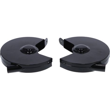 Capot de protection pour meules, noir, en acier rapide peint, pour rectifieuses (1/5)