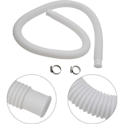 Tuyau de 32 mm de diamètre pour pompe à filtre 1 5 m Accessoire flexible pour un débit d'eau efficace (1/5)