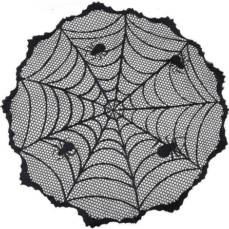 1 Tischdecke mit Spinnennetz für Halloween-Dekorationen