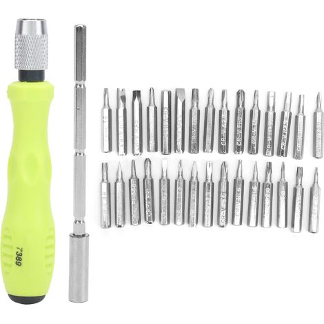 Kit d'outils multifonctions 32 en 1 pour la réparation de lunettes, montres et téléphones : tournevis, outils à main et autres. (1/5)