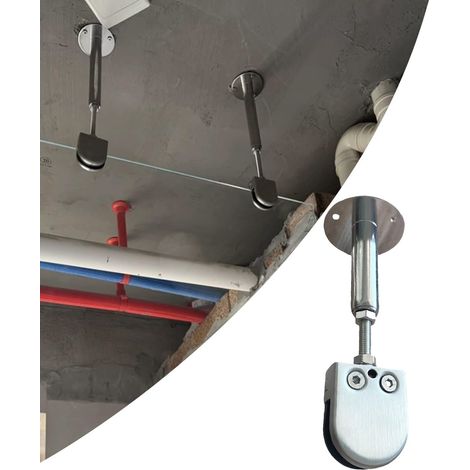 Stabilisateur vertical pour plafond en verre de 8 à 12 mm (1/5)