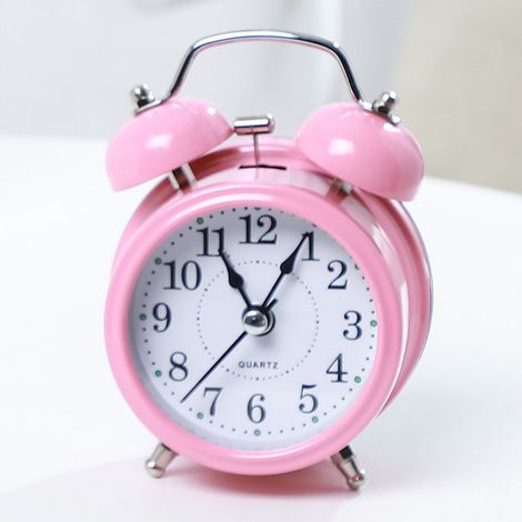Réveil analogique Réveil fort pour gros dormeurs avec cadran stéréoscopique rétroéclairé à piles pour salon chambre chevet Relo (1/4)