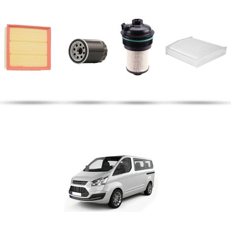 Kit tagliando 4 filtri compatibile con Ford Tourneo Custom 2.0 TDCi EcoBlue 96kw dal 2016 (1/5)
