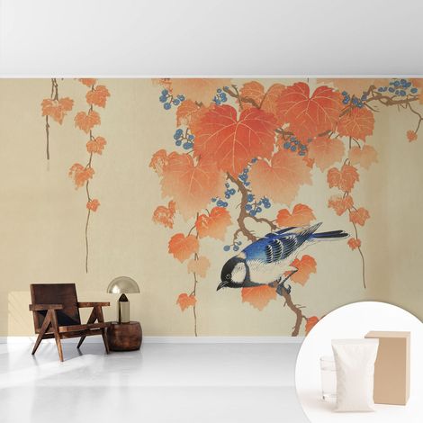 Tapete Vliestapete mit Kleber für Wohnzimmer Schlafzimmer Küche - Wanddekoration Weinharmonie 416x254 cm (1/5)