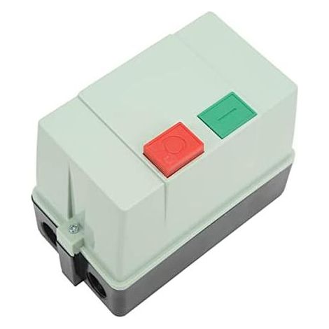 Démarreur magnétique pour moteur asynchrone triphasé, interrupteur magnétique AC 220 V, avec fonction de protection contre les surcharges, les pertes de phase et les pannes de phase (1/4)