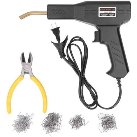 BUNTHAUS Soudeurs à agrafeuse à chaud 50W, outils de Garage, Kit de réparation de pare-chocs de voiture, Machine de réparation de soudage, prise BlackUS 110V