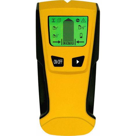3-in-1-Wanddetektor, elektronischer Balkenscanner, erkennt Metalle, elektrische Leitungen, Feuchtigkeit, Holzbalken in Wänden, Böden und Decken, Piepton, LCD-Display mit Hintergrundbeleuchtung (1/3)