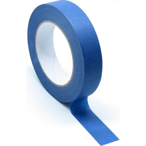Ruban Masqueur [Marque] Modèle Standard Bleu 50mm x 30m - Résistant aux solvants et facile à décoller. (1/3)