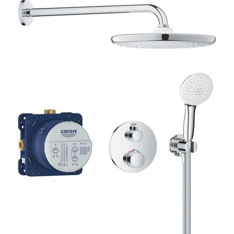 Grohe Grohtherm Conjunto empotrado con ducha mural Tempesta 250 Chrome, 34872000 (1/2)