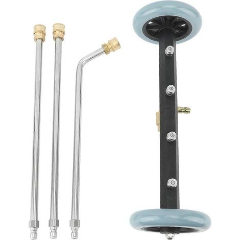 Chassisreiniger aus Edelstahl und Messing, 4000 psi, Wasserbürste, 1/4"-Schnellanschluss, für Auto, Haushalt und Straße