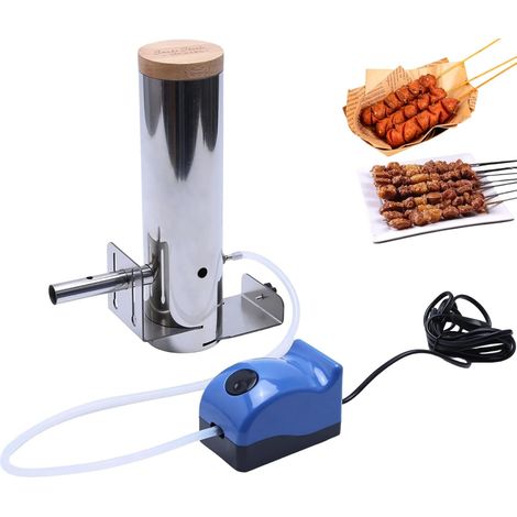 Générateur de Fumée Électrique Portable avec Pompe Réglable Serpentin Fumoir à Froid en Acier Inoxydable,Fumoir Viande Poisson Fromage, 4 Heures de Fumée Continue, Barbecue Extérieur (1/5)
