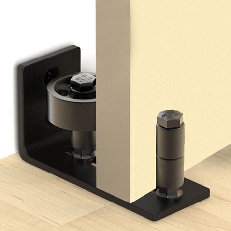 Multifunctional Guide de Plancher Bas de Porte de Grange Rouleau Réglable Guide au Sol pour Portes Coulissantes (1P) (1/5)