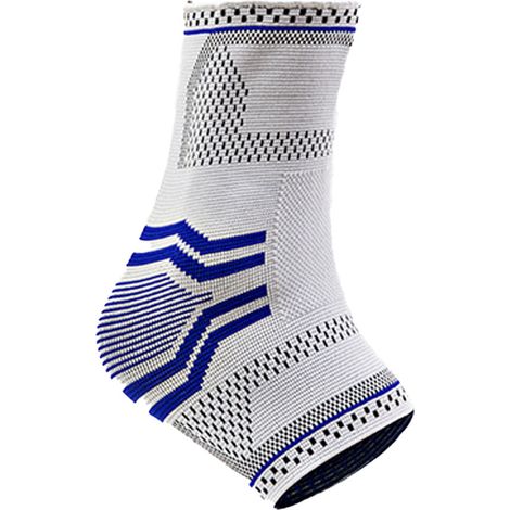 Support Cheville - Manchette De Compression Avec Coussinets En Gel Pour Stabilisation - Usage Sportif Et Rééducation - 1 Pièce (1/5)
