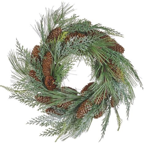 Weihnachtskranz ASTURIA Grün 34 cm