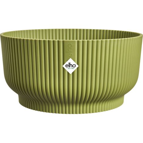 Elho Vibes Fold Bowl 25 - Vert - L 25 x B 24.9 x H 12 cm - intérieur - 100% recyclé (1/3)