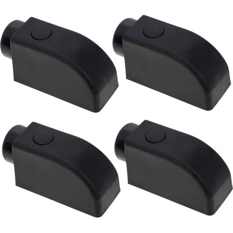 4pièces Lot De Verrous Coulissants Noirs Pour Fenêtres Et Portes Coulissantes Limitateurs De Sécurité Faciles à Installer Pour Protection Garçon Fille Et Prévention Effraction