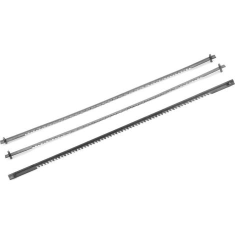 Lames de scie sauteuse 12 pièces, 15 dents, acier au carbone haute dureté, pour la coupe du bois et du métal, 132 mm (1/5)
