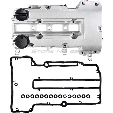 Tapa de válvulas, Material: Aluminio, Número de modelo: 25198498, Números OEM: 55573746, Compatibilidad del motor: 1.4L L4, Ubicación de instalación: Parte delantera del motor (1/5)
