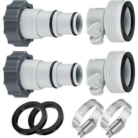 Schlauchverbinder Schlauchverbinder Schlauchadapter Schlauchkupplungsset Schlauchverbinder für Poolpumpen Ersatz Schlauchadapter von 1,25" auf 1, (1/5)