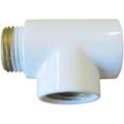 Zehnder Zubehör - T-Stück, kurz, DBM, weiß 853111