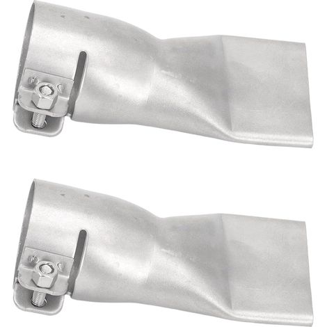 Buse de Soudage Résistante à la Chaleur en Acier Inoxydable, 40mm, pour le Soudage de Panneaux en Plastique PP PVC, Pistolet à Air Chaud, 2 Pièces (1/5)