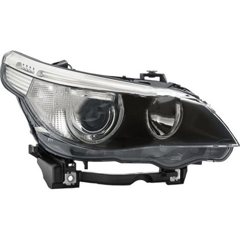 Phare avant droit H7/LED/D2S Xénon base noire BMW Série 5 E60/E61 phase 1 2003-2007