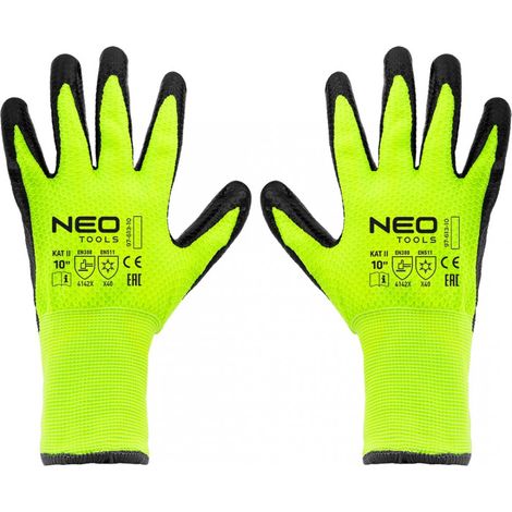Isolierte Arbeitshandschuhe, latexbeschichtetes Nylon, 4142X, Größe 10 (1/5)