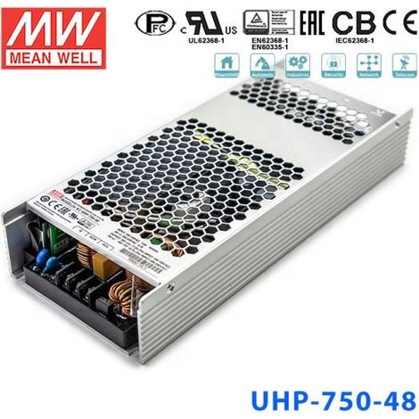 Alimentation à découpage 48vdc 750w Meanwell Uhp-750-48