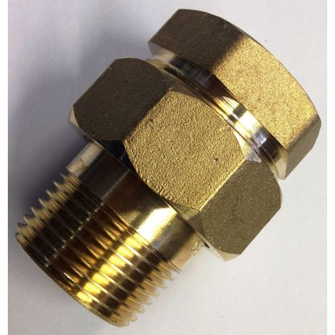 Cornat Verschraubung Messing blank, 3/4 IG, B 3/4 AG Rohrverschraubungen