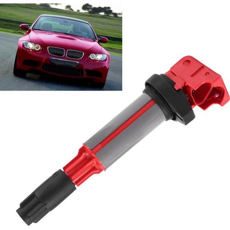 Bobine d'allumage moteur pour BMW 325i 330i 528i 535i M3 E39 E46 E53 E60 E63 B322 X5 - Bougie rouge, pièce de rechange compatible (1/5)