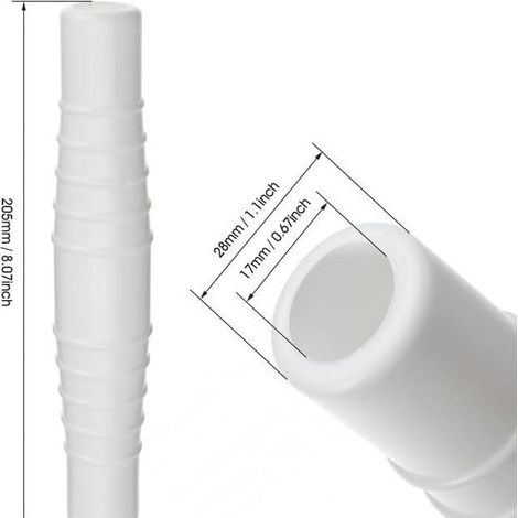 Raccord Universel pour Tuyau d'Aspiration 1.2"/1.5" (31-38mm) – Adaptateur Multifonction pour Nettoyage (1/4)