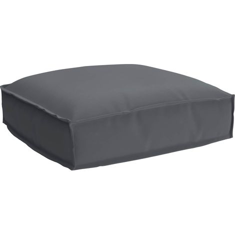 Kissen Anthrazit 50 x 50 x 12 cm Oxford-Stoff (1/5)