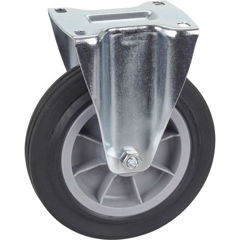 DÖRNER + HELMER Bockrolle TPE PP-Felge 200 mm 210 kg