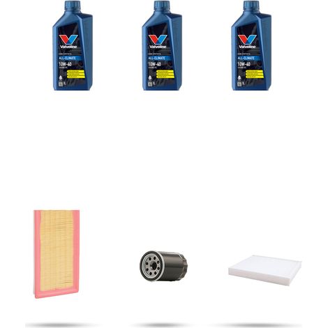 Kit tagliando 3 FILTRI e 3L OLIO compatibile con Fiat Punto II 1.2 16v 59kw dal 1999 (1/5)