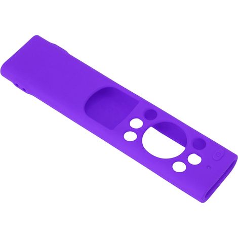 Coque de protection en silicone antichoc pour télécommande solaire Samsung TM2180EcoBN59 (violette) (1/5)