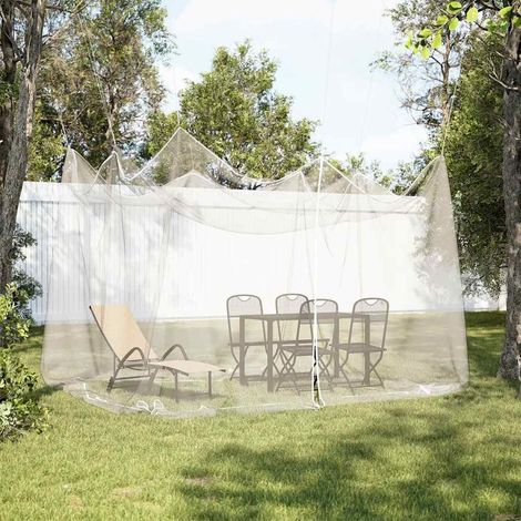 Zanzariera da esterno, 220 maglie, bianca, 300 x 300 x 250 cm (1/5)