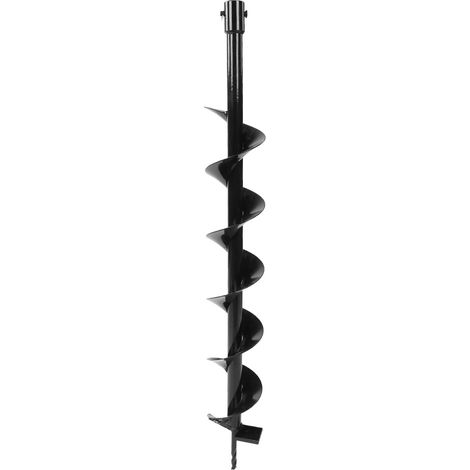 Tarière à terre pour plantation, foreuse de jardin, creuseuse de trous pour poteaux, lame unique, 100x800mm, outil de jardinage (1/5)